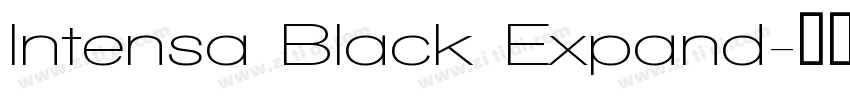 Intensa Black Expand字体转换